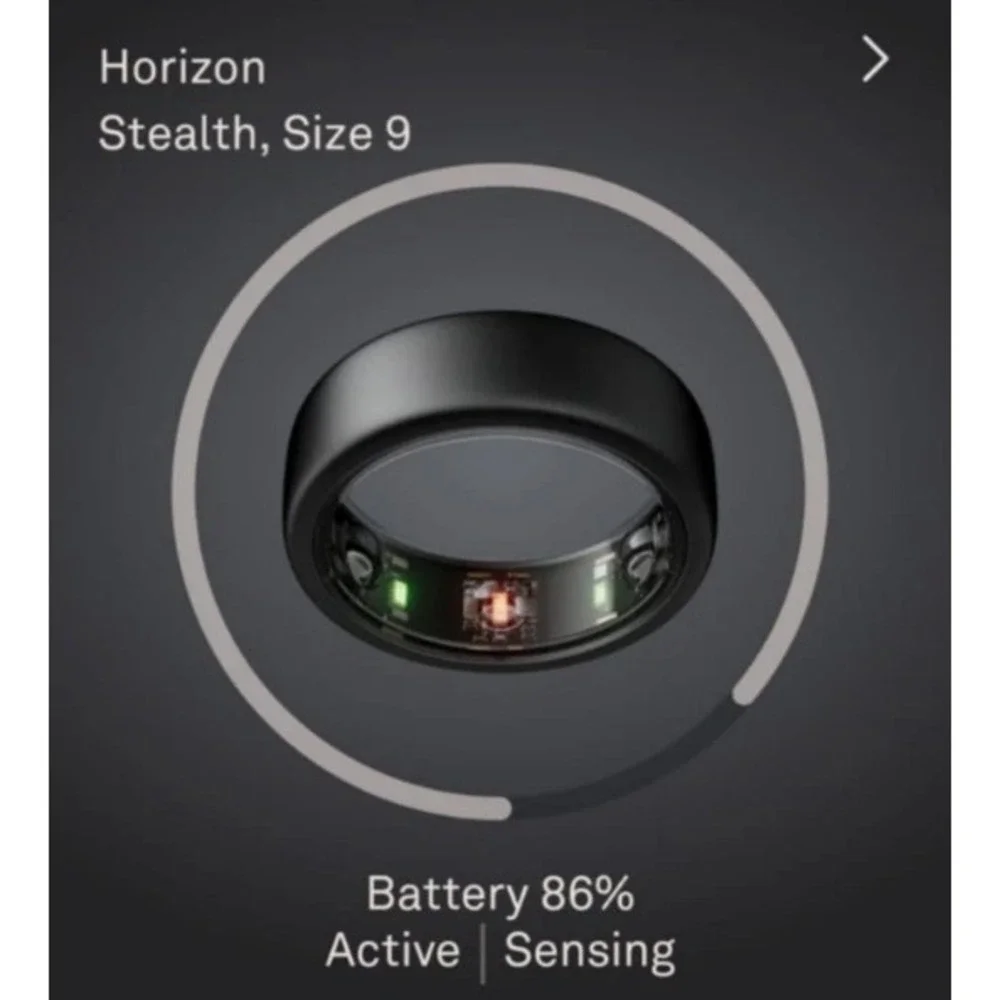 Oura Ring Gen 3 Charging Dock and USB-C Cable Black Replacement Base